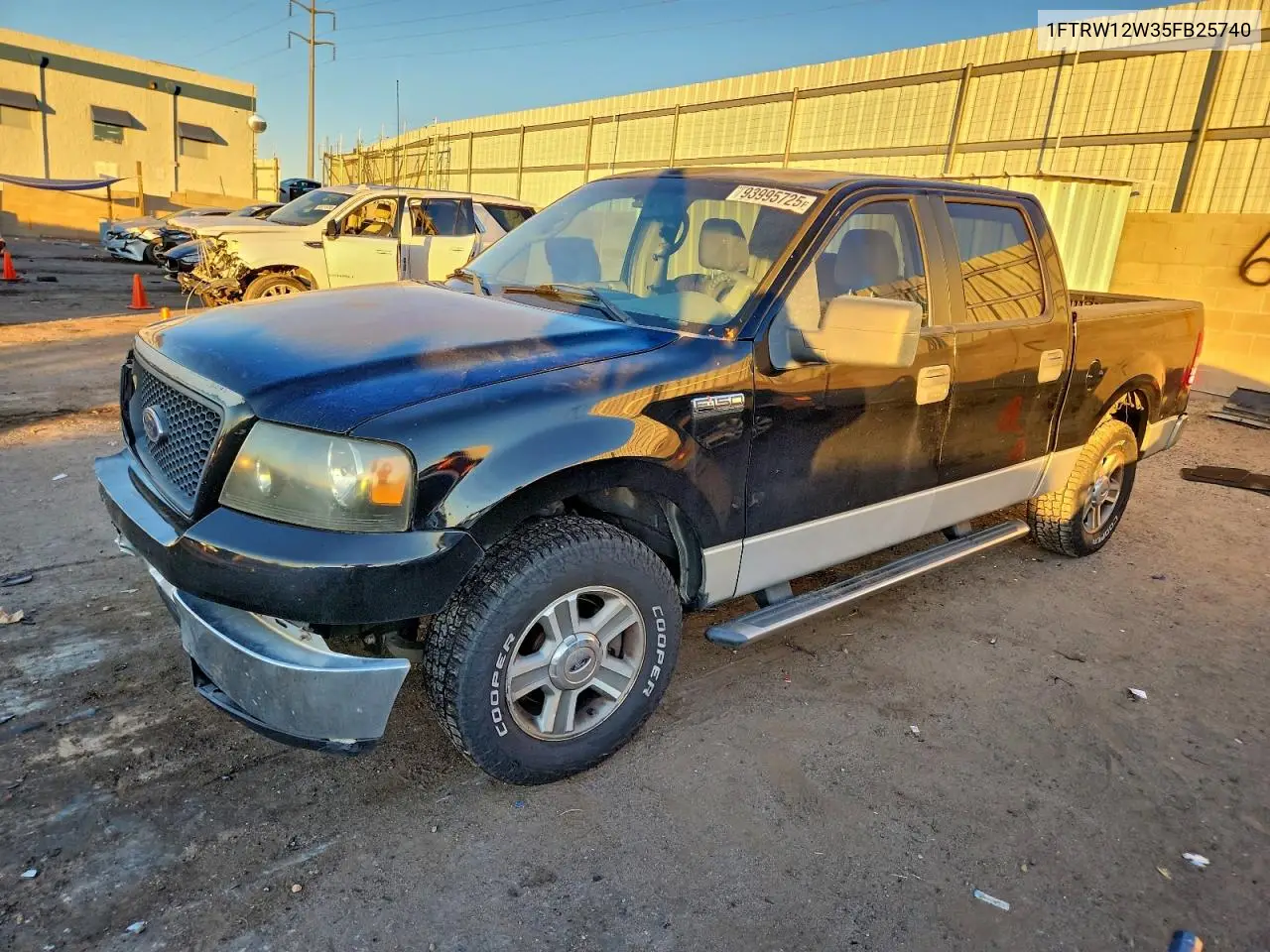 1FTRW12W35FB25740 2005 Ford F150 Supercrew