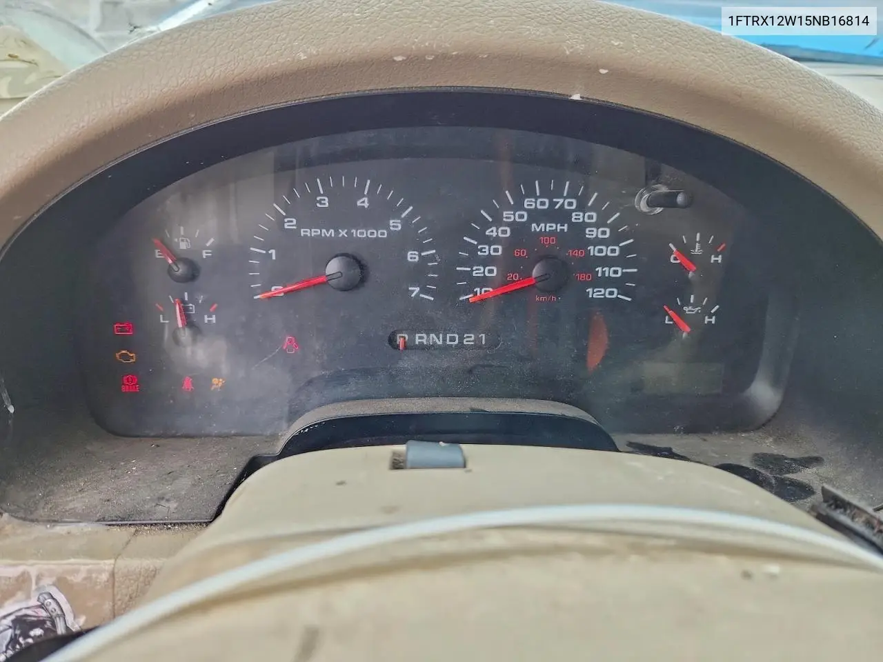 1FTRX12W15NB16814 2005 Ford F150