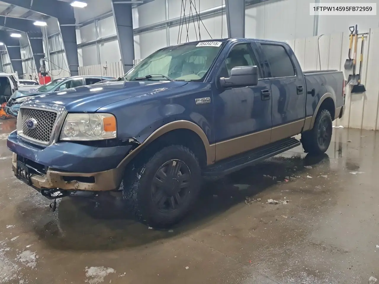 1FTPW14595FB72959 2005 Ford F150 Supercrew