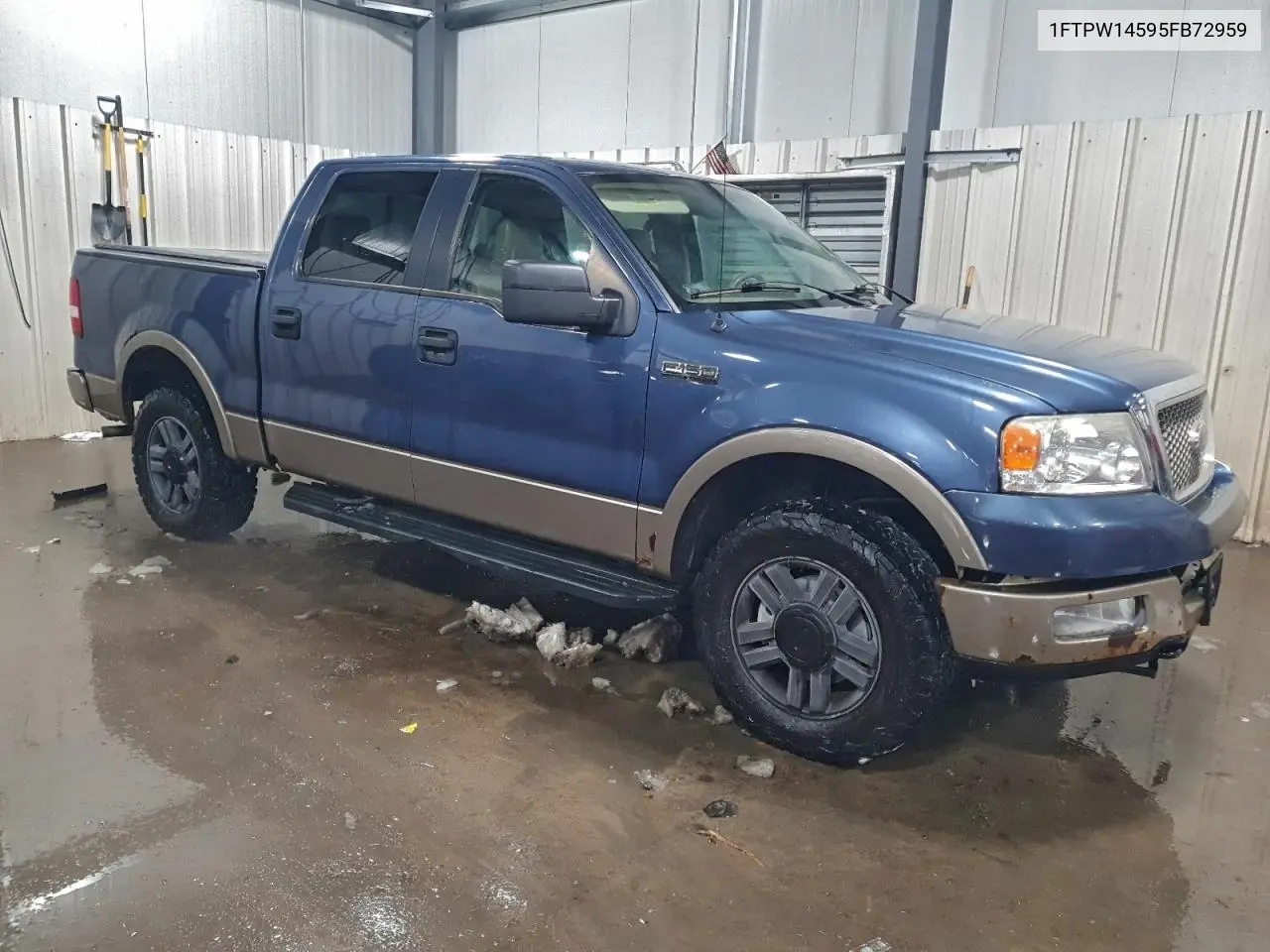 1FTPW14595FB72959 2005 Ford F150 Supercrew