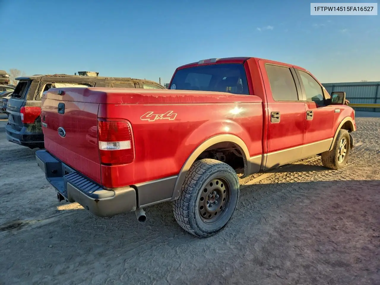 1FTPW14515FA16527 2005 Ford F150 Supercrew