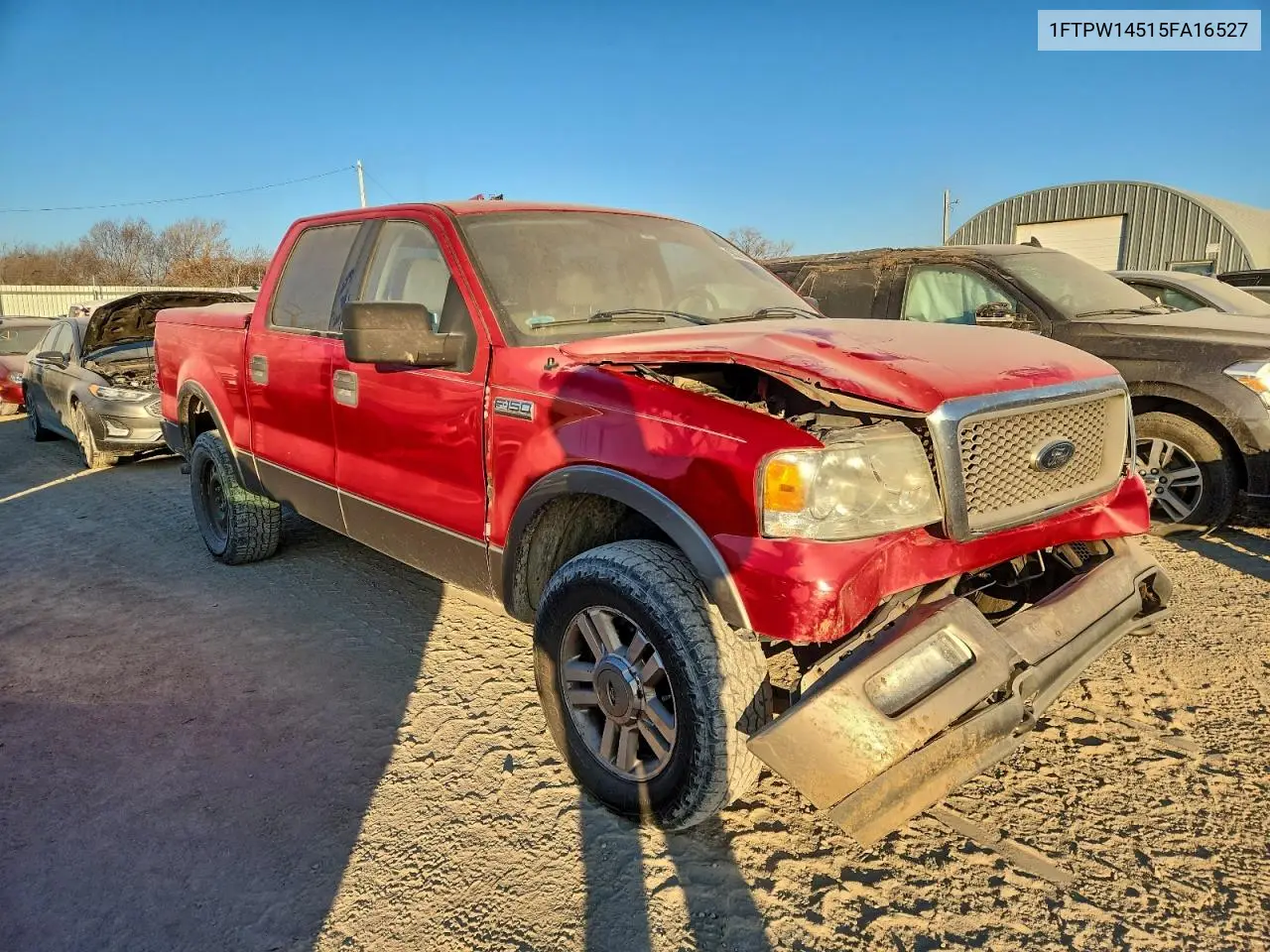 1FTPW14515FA16527 2005 Ford F150 Supercrew