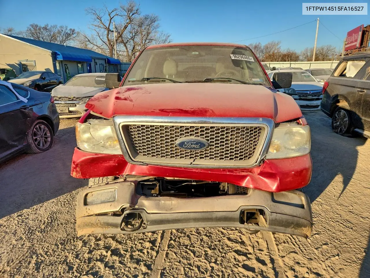 1FTPW14515FA16527 2005 Ford F150 Supercrew