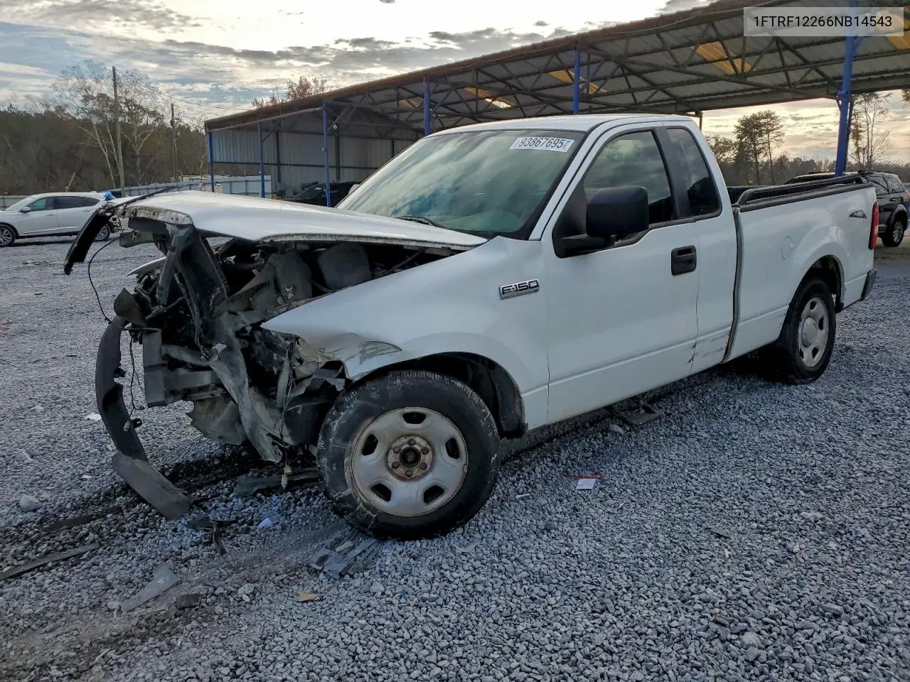 1FTRF12266NB14543 2006 Ford F150