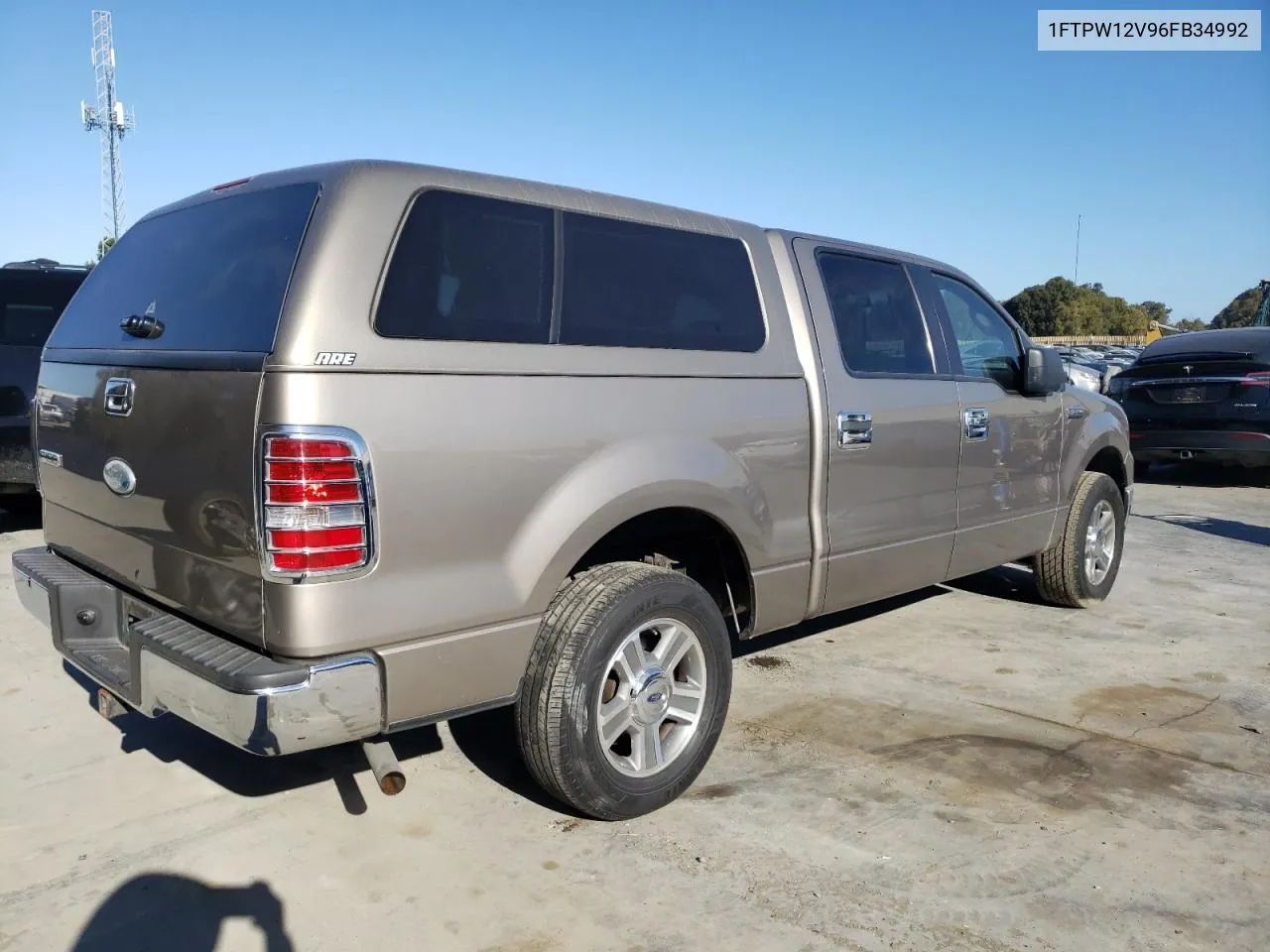 2006 Ford F150 Supercrew VIN: 1FTPW12V96FB34992 Lot: 61293394