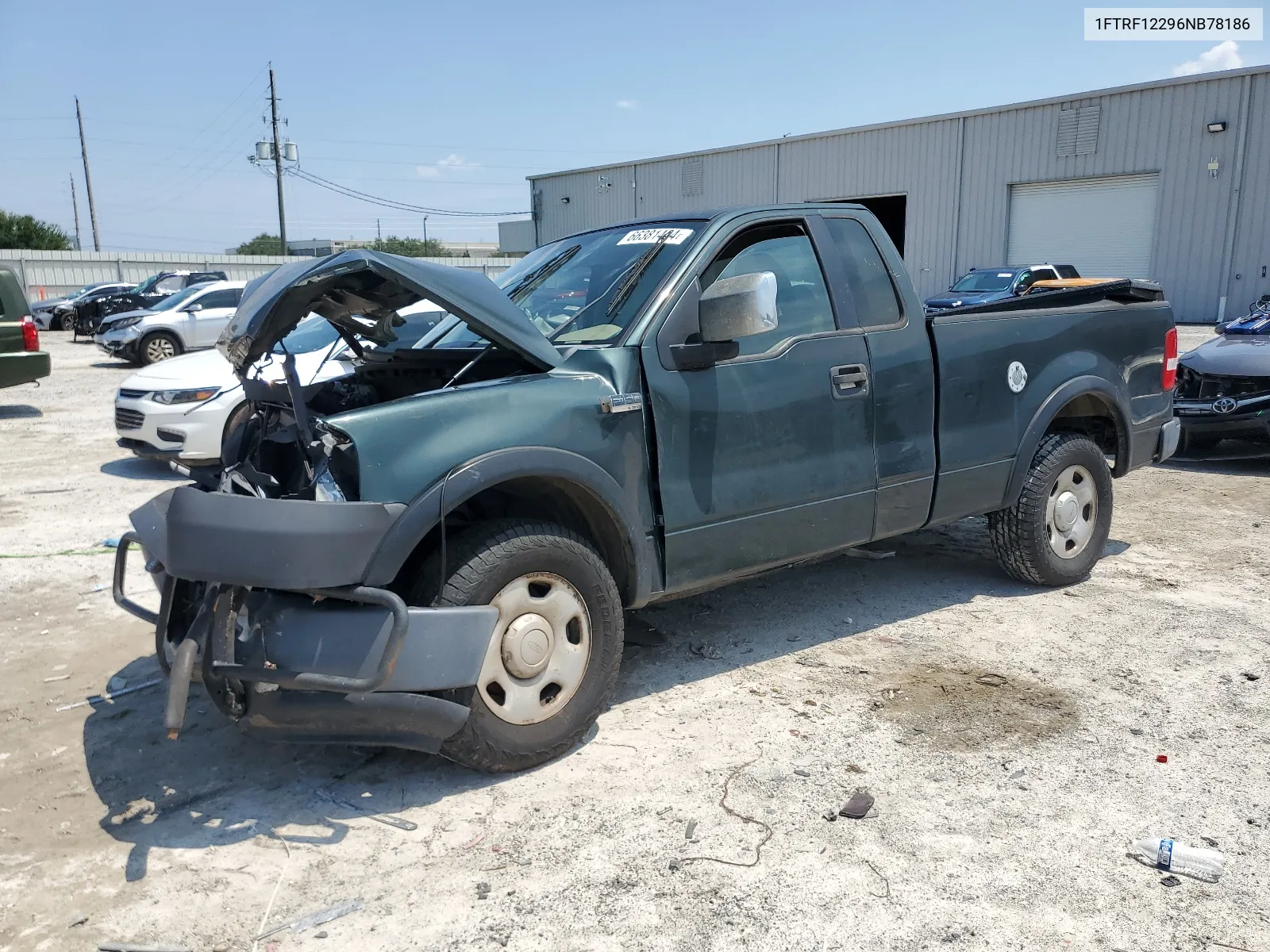 2006 Ford F150 VIN: 1FTRF12296NB78186 Lot: 66381404