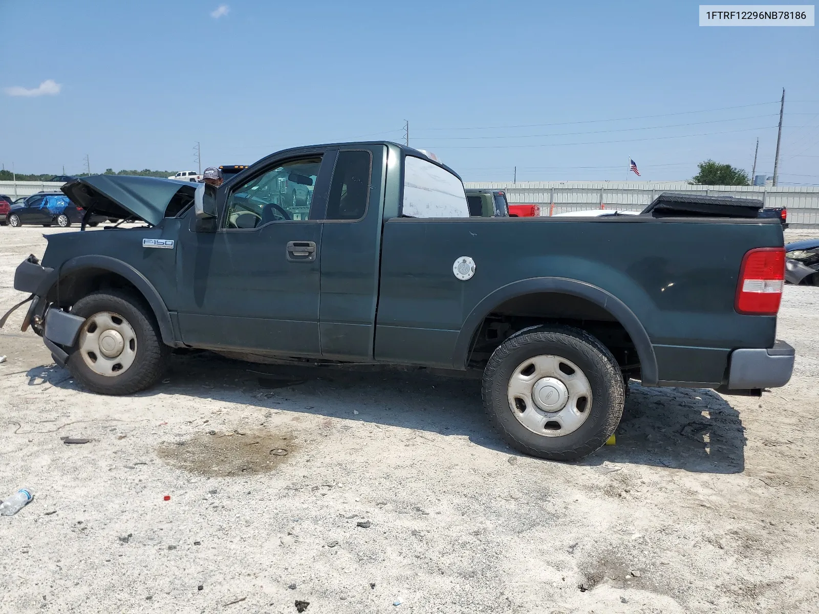 2006 Ford F150 VIN: 1FTRF12296NB78186 Lot: 66381404