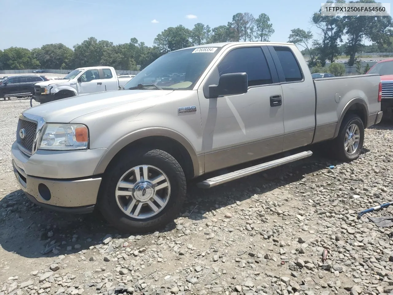 2006 Ford F150 VIN: 1FTPX12506FA54560 Lot: 67608354