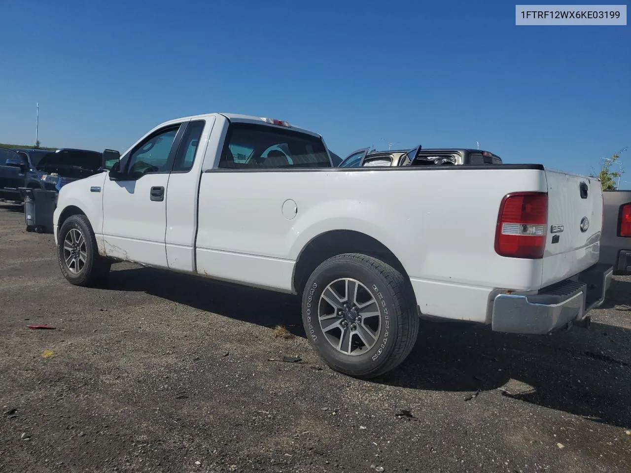 2006 Ford F150 VIN: 1FTRF12WX6KE03199 Lot: 72386594