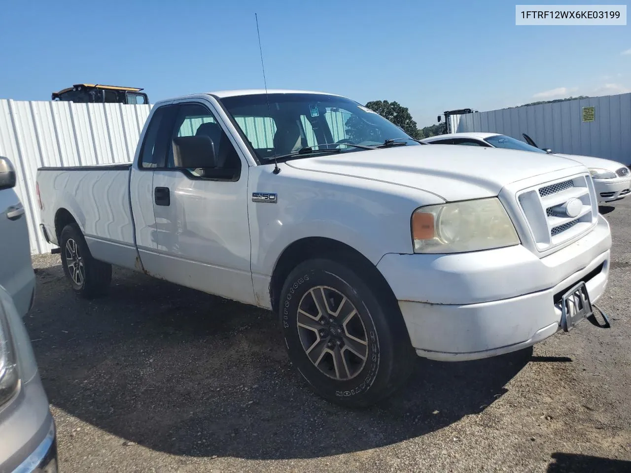 2006 Ford F150 VIN: 1FTRF12WX6KE03199 Lot: 72386594