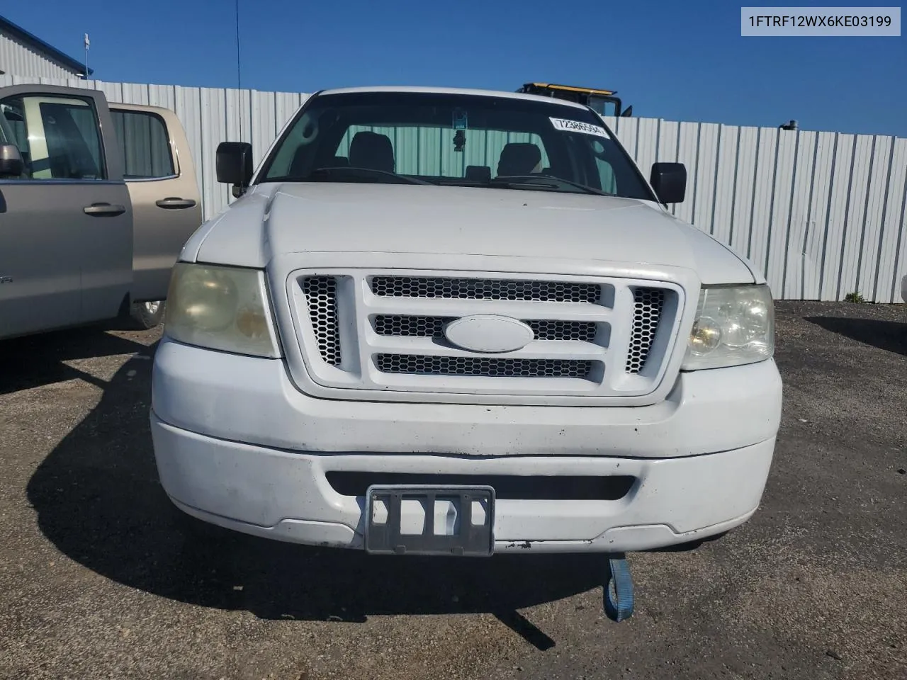 2006 Ford F150 VIN: 1FTRF12WX6KE03199 Lot: 72386594