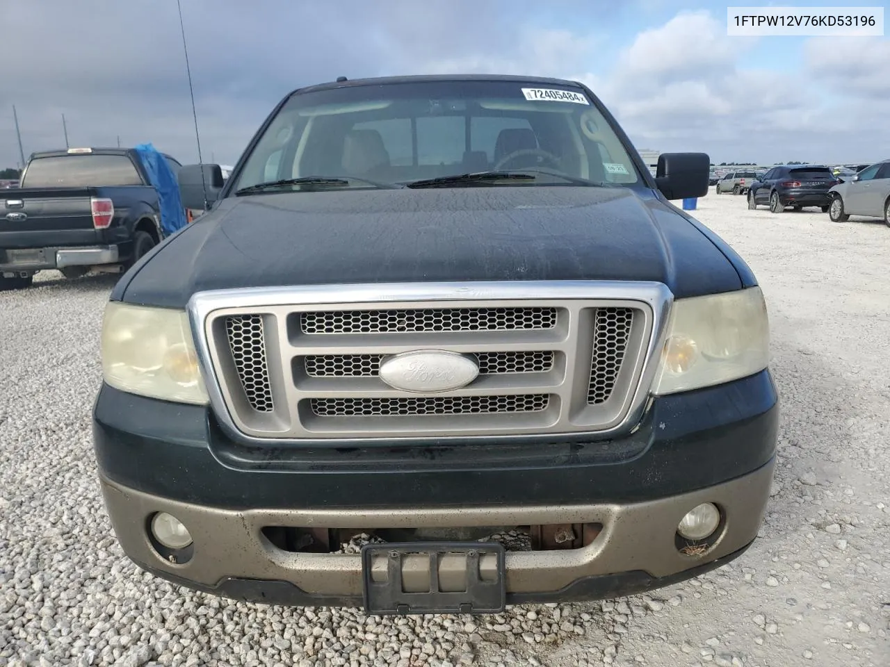 2006 Ford F150 Supercrew VIN: 1FTPW12V76KD53196 Lot: 72405484