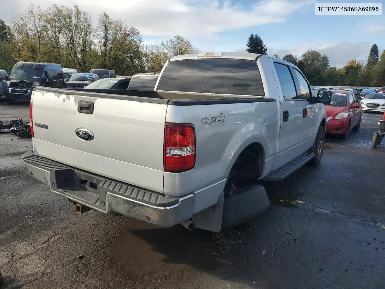 1FTPW14586KA69895 2006 Ford F150 Supercrew