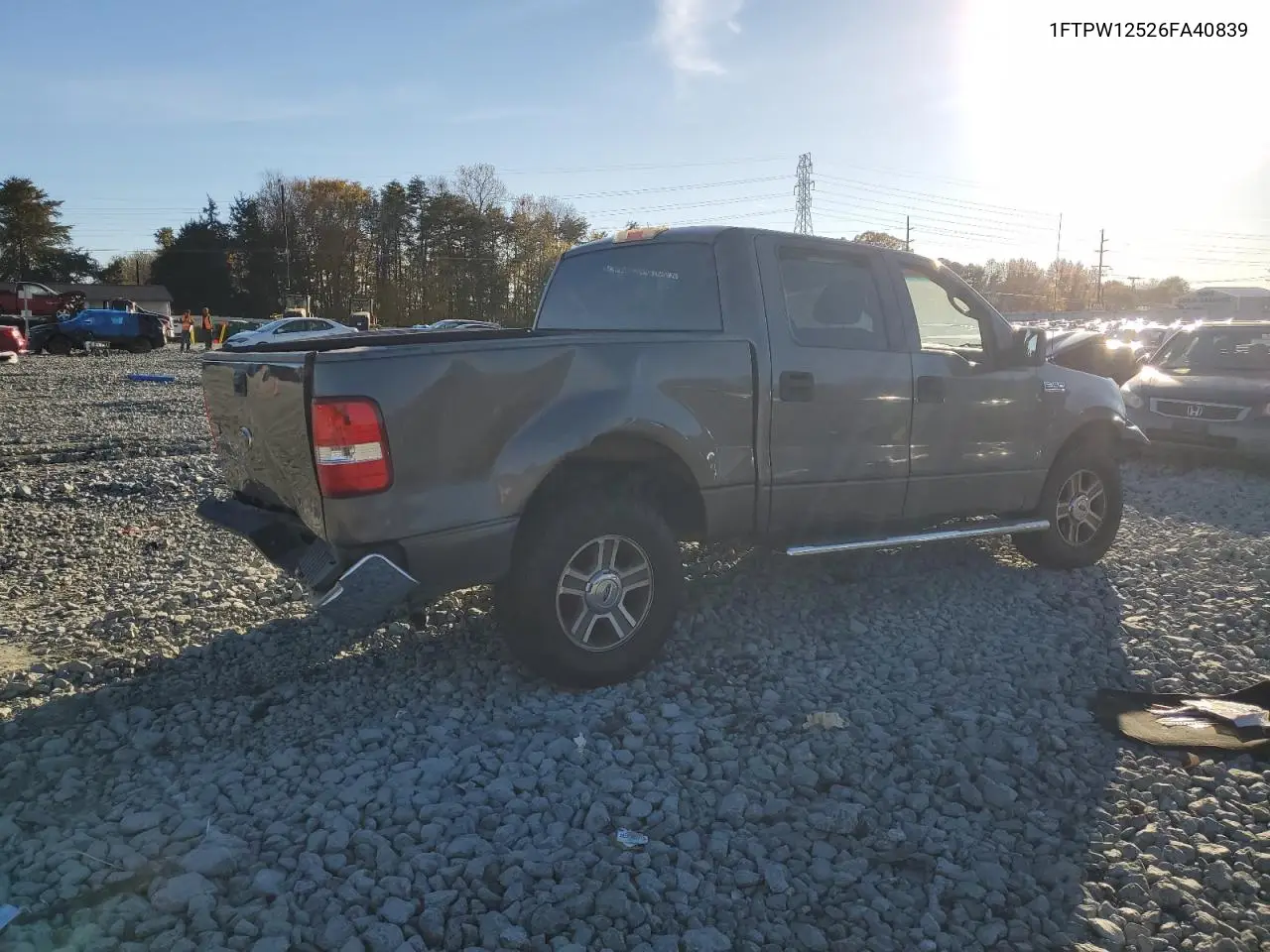 1FTPW12526FA40839 2006 Ford F150 Supercrew