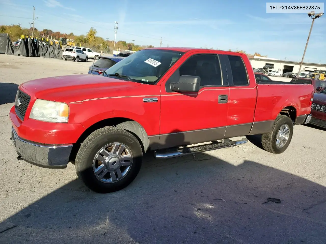 1FTPX14V86FB22875 2006 Ford F150