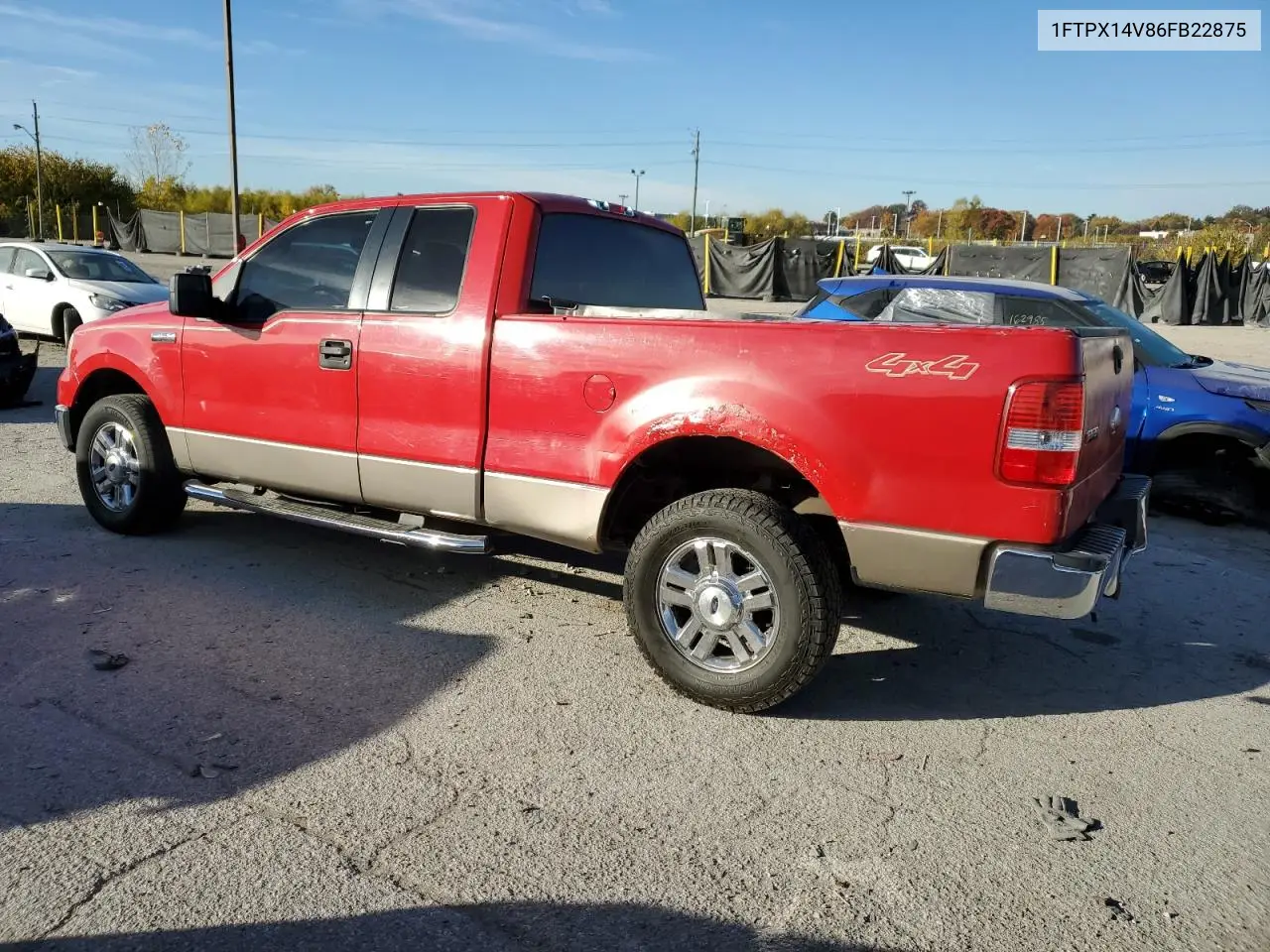 1FTPX14V86FB22875 2006 Ford F150