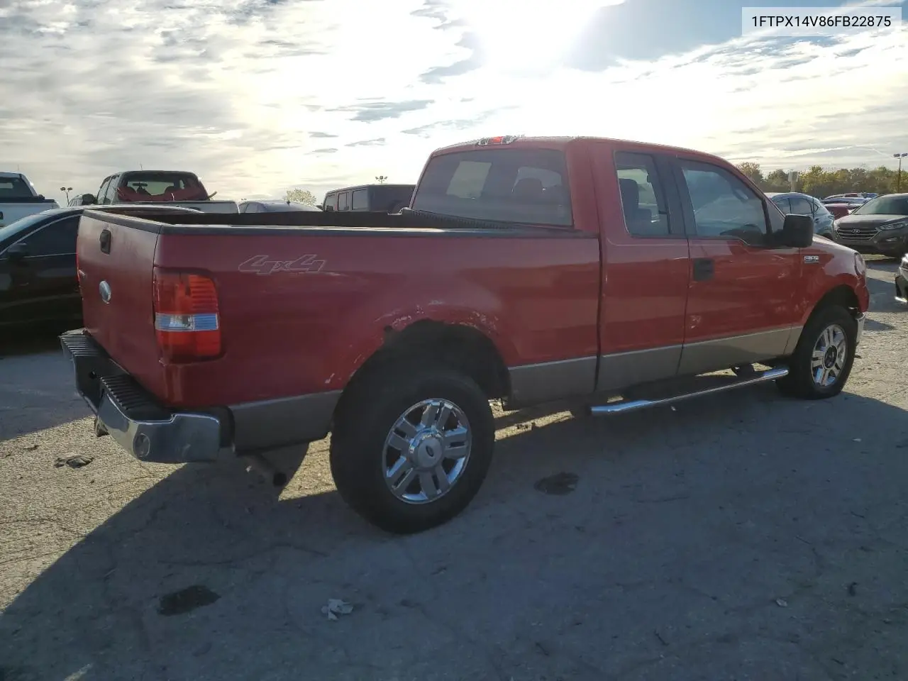 1FTPX14V86FB22875 2006 Ford F150
