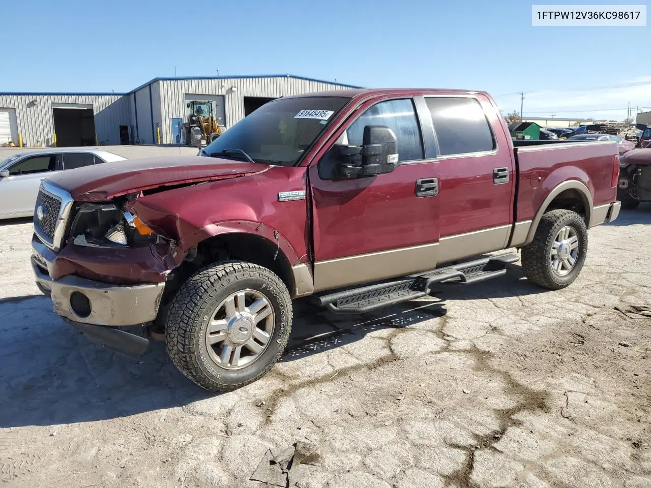 1FTPW12V36KC98617 2006 Ford F150 Supercrew