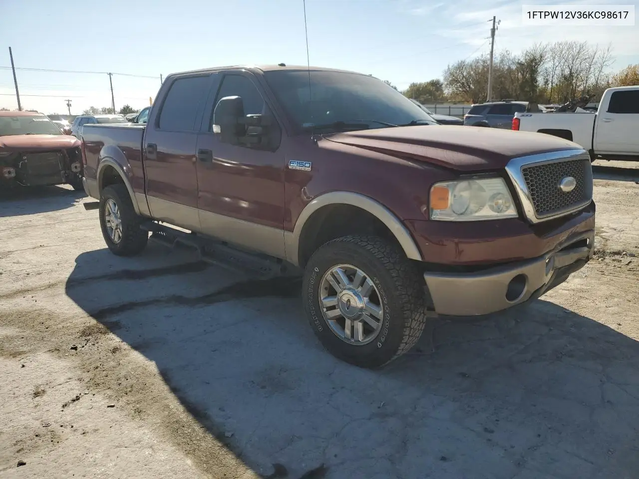 1FTPW12V36KC98617 2006 Ford F150 Supercrew