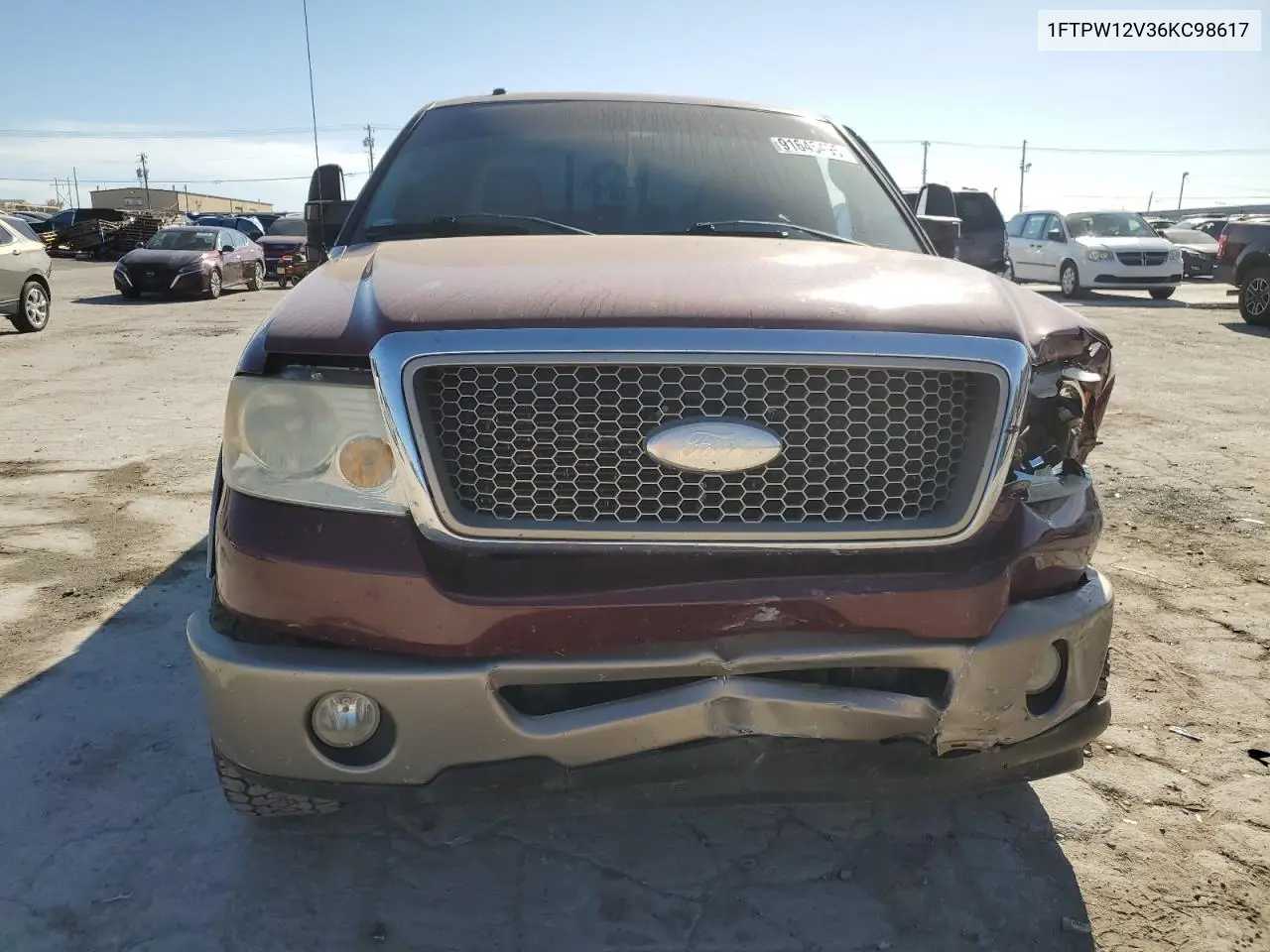 1FTPW12V36KC98617 2006 Ford F150 Supercrew