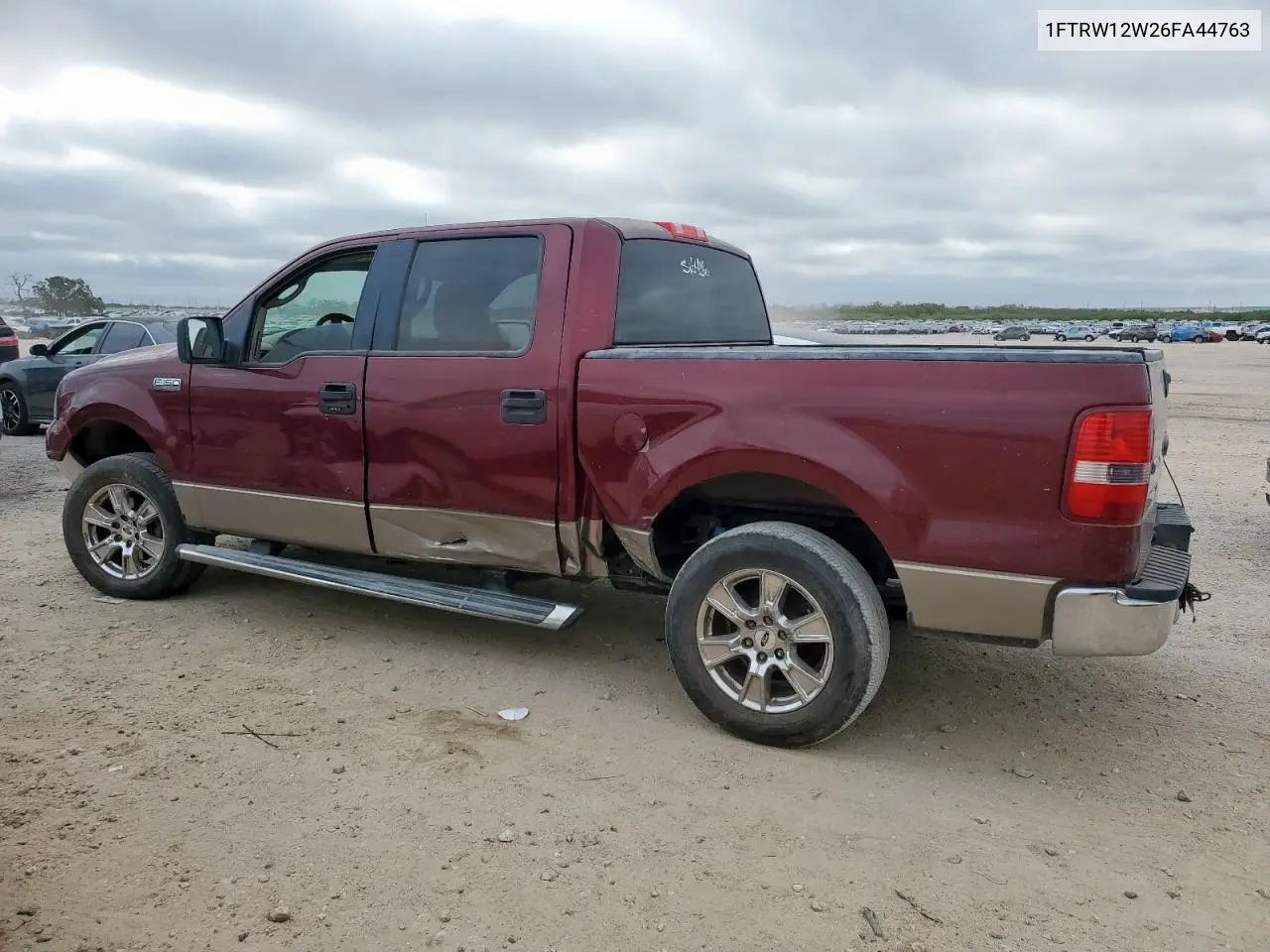 1FTRW12W26FA44763 2006 Ford F150 Supercrew