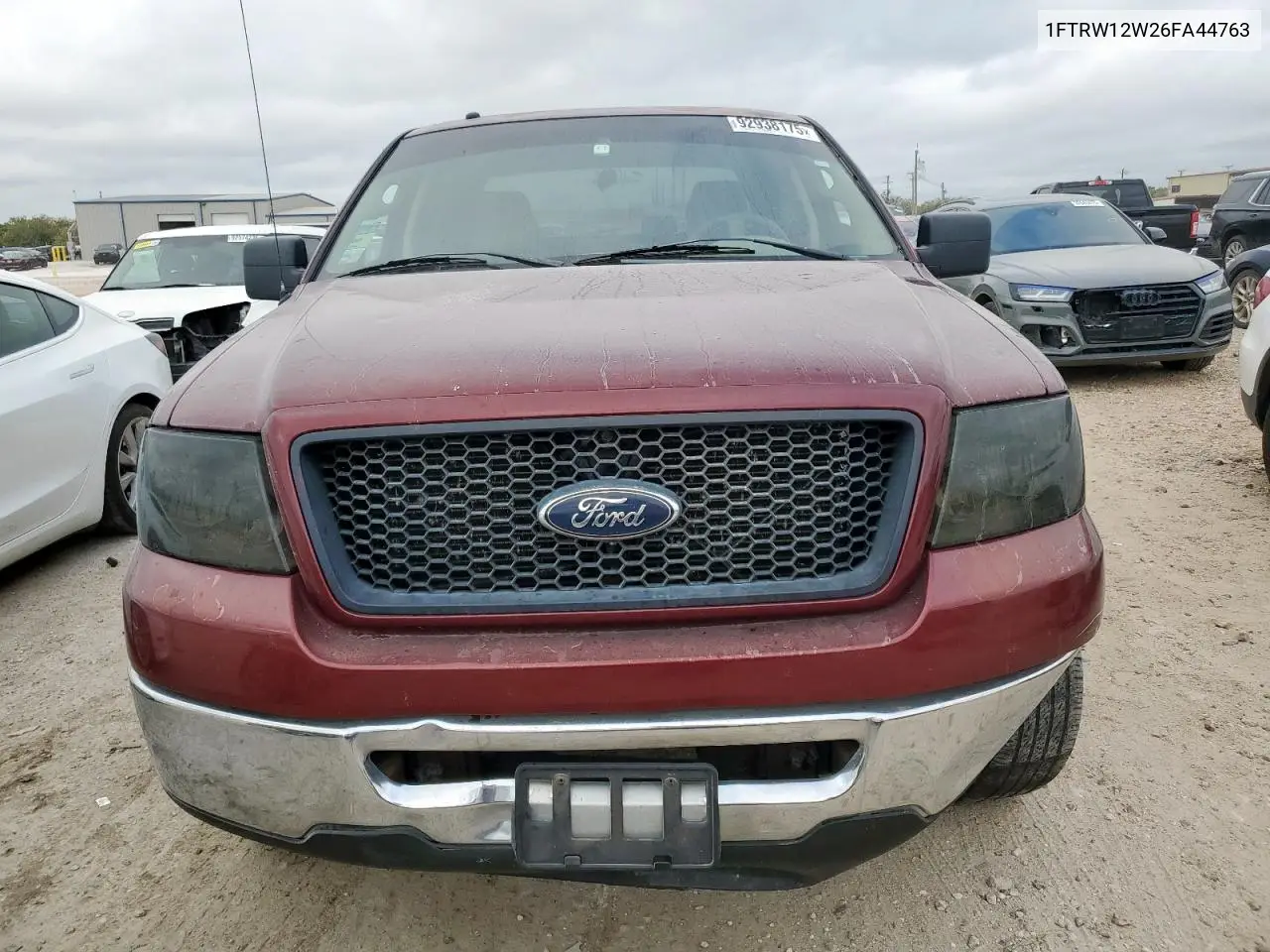1FTRW12W26FA44763 2006 Ford F150 Supercrew