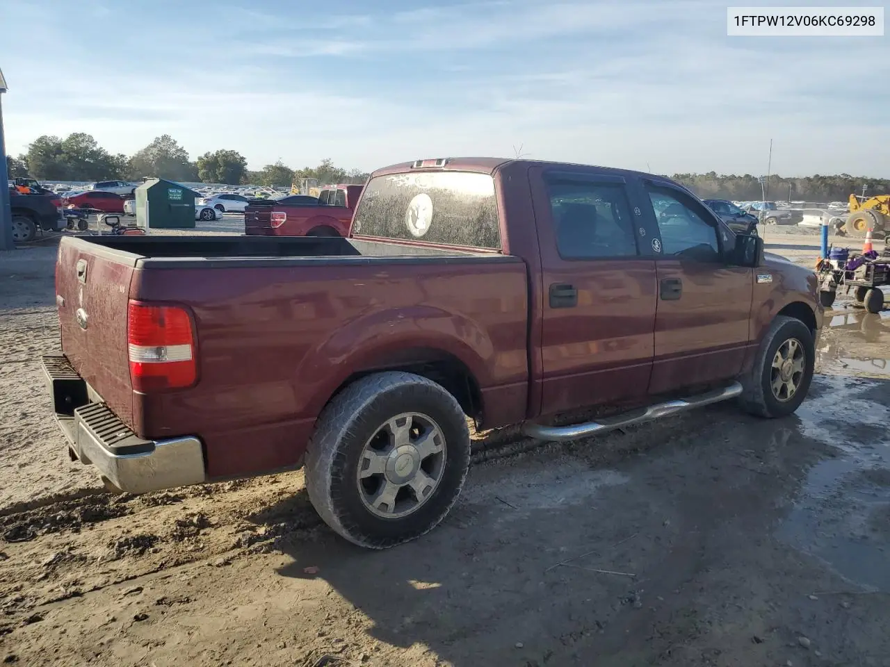 1FTPW12V06KC69298 2006 Ford F150 Supercrew