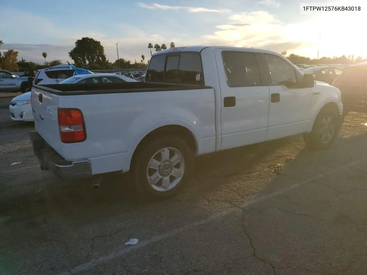 1FTPW12576KB43018 2006 Ford F150 Supercrew