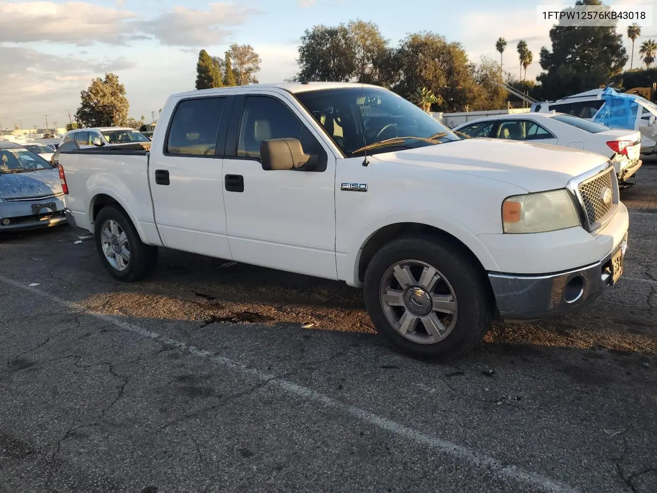 1FTPW12576KB43018 2006 Ford F150 Supercrew