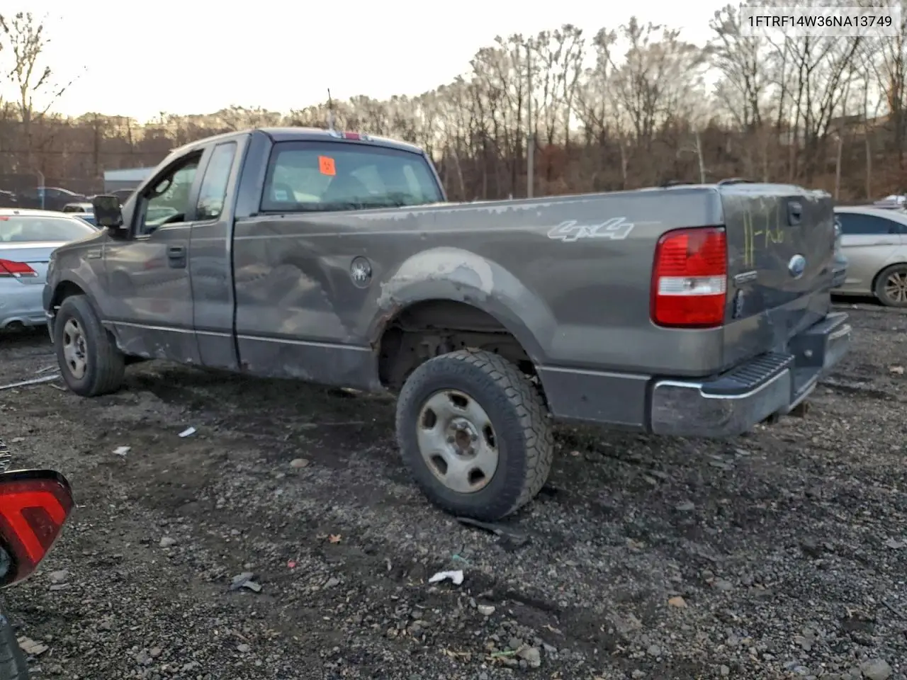 1FTRF14W36NA13749 2006 Ford F150