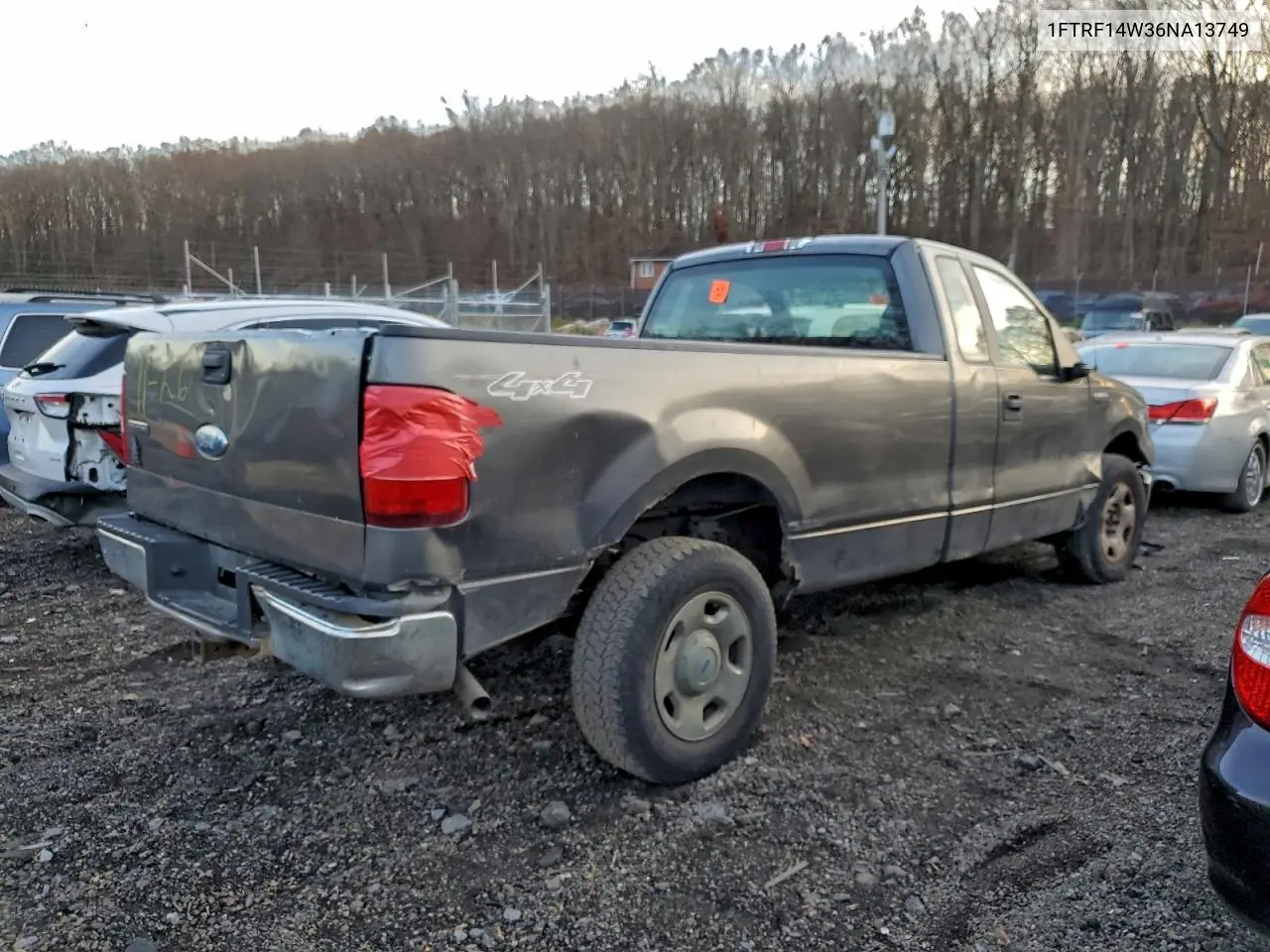 1FTRF14W36NA13749 2006 Ford F150