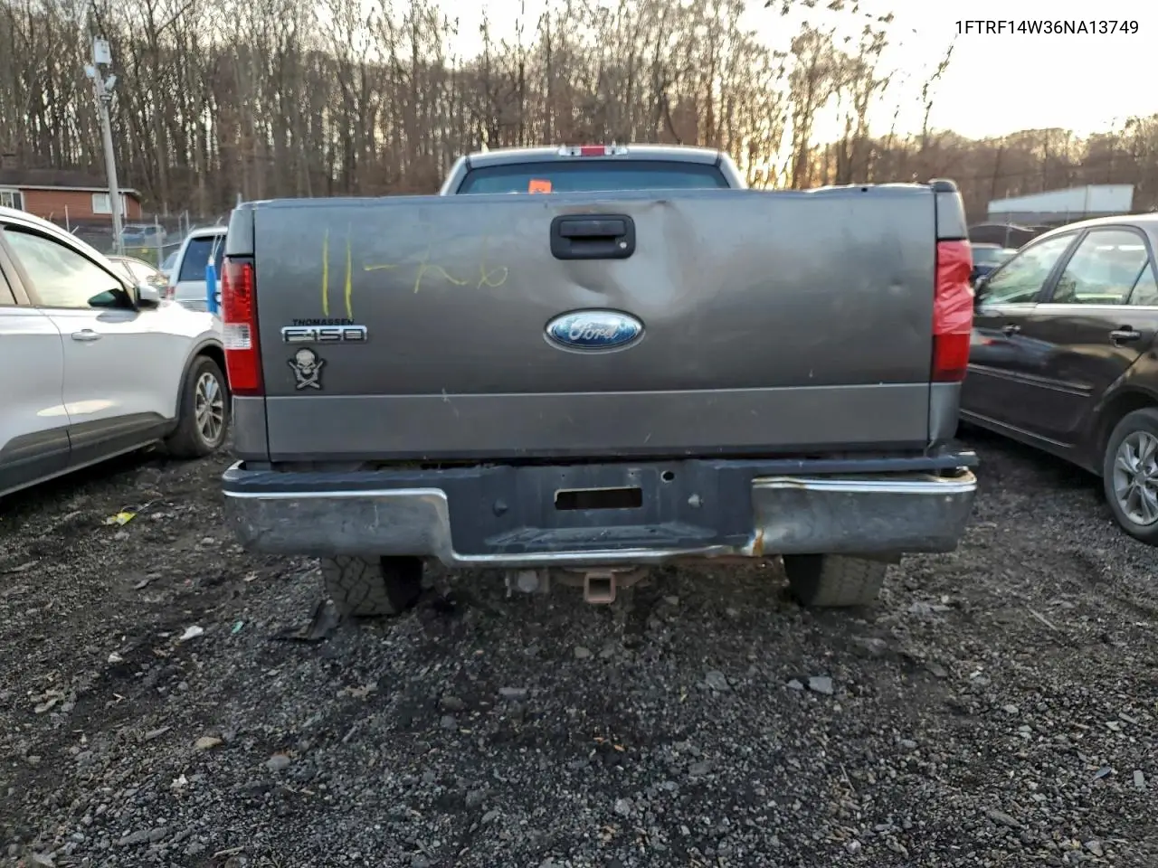 1FTRF14W36NA13749 2006 Ford F150