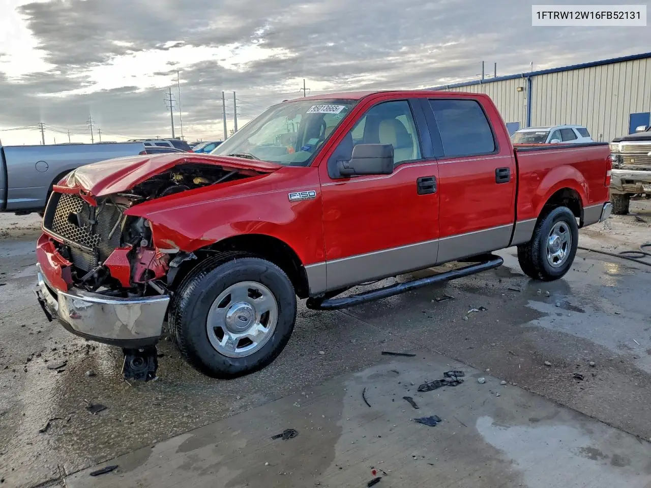 1FTRW12W16FB52131 2006 Ford F150 Supercrew