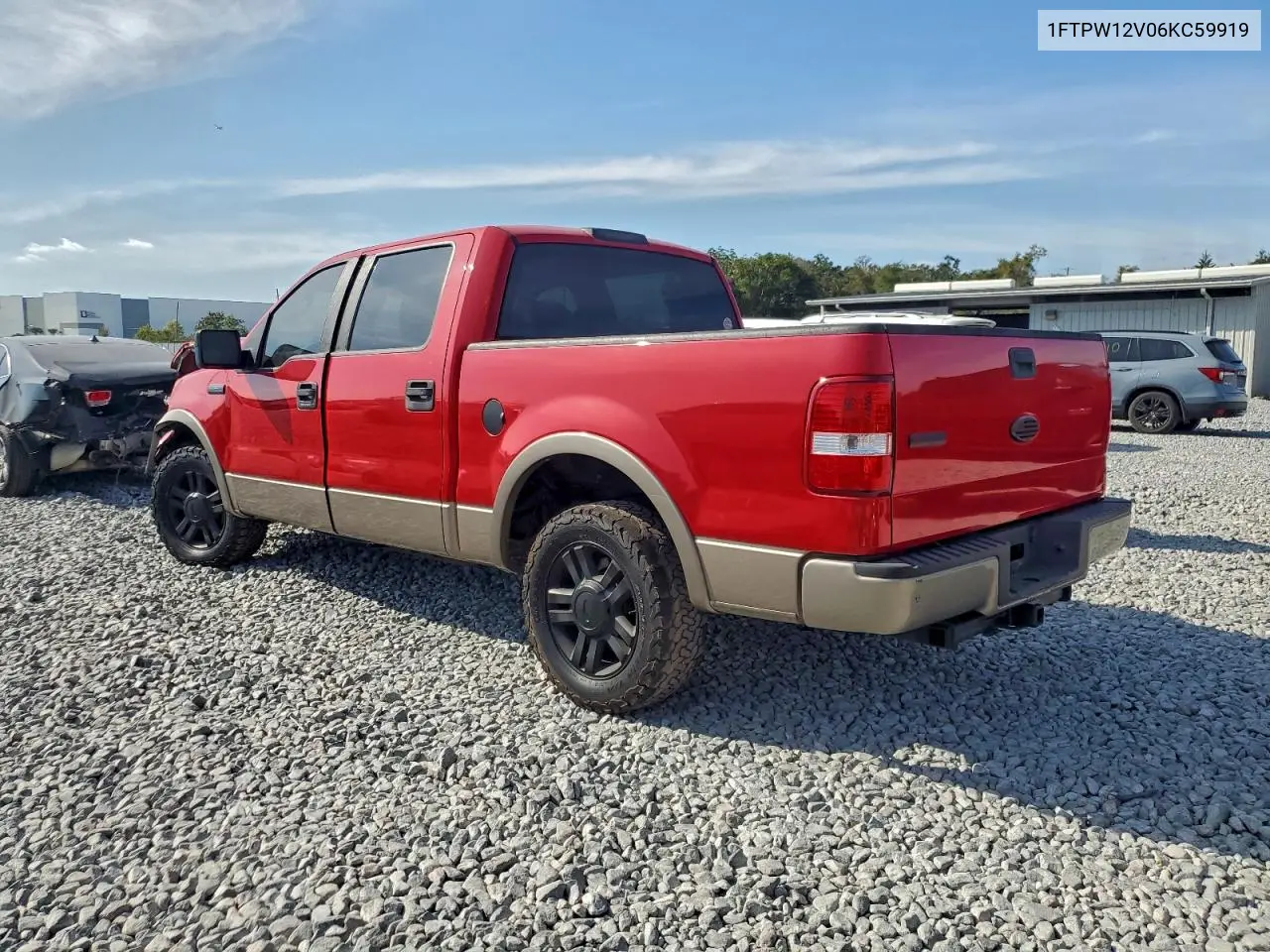 1FTPW12V06KC59919 2006 Ford F150 Supercrew