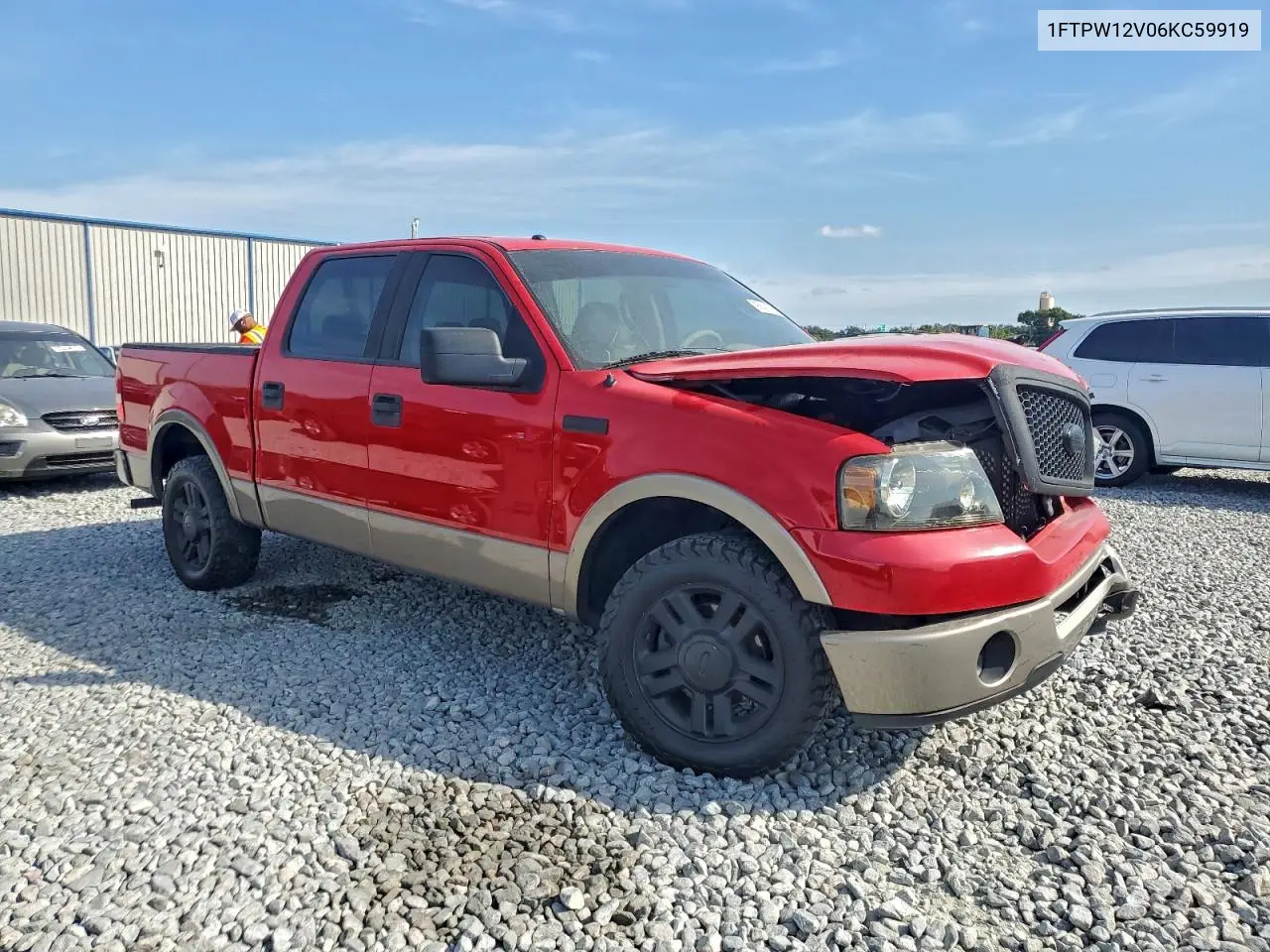 1FTPW12V06KC59919 2006 Ford F150 Supercrew