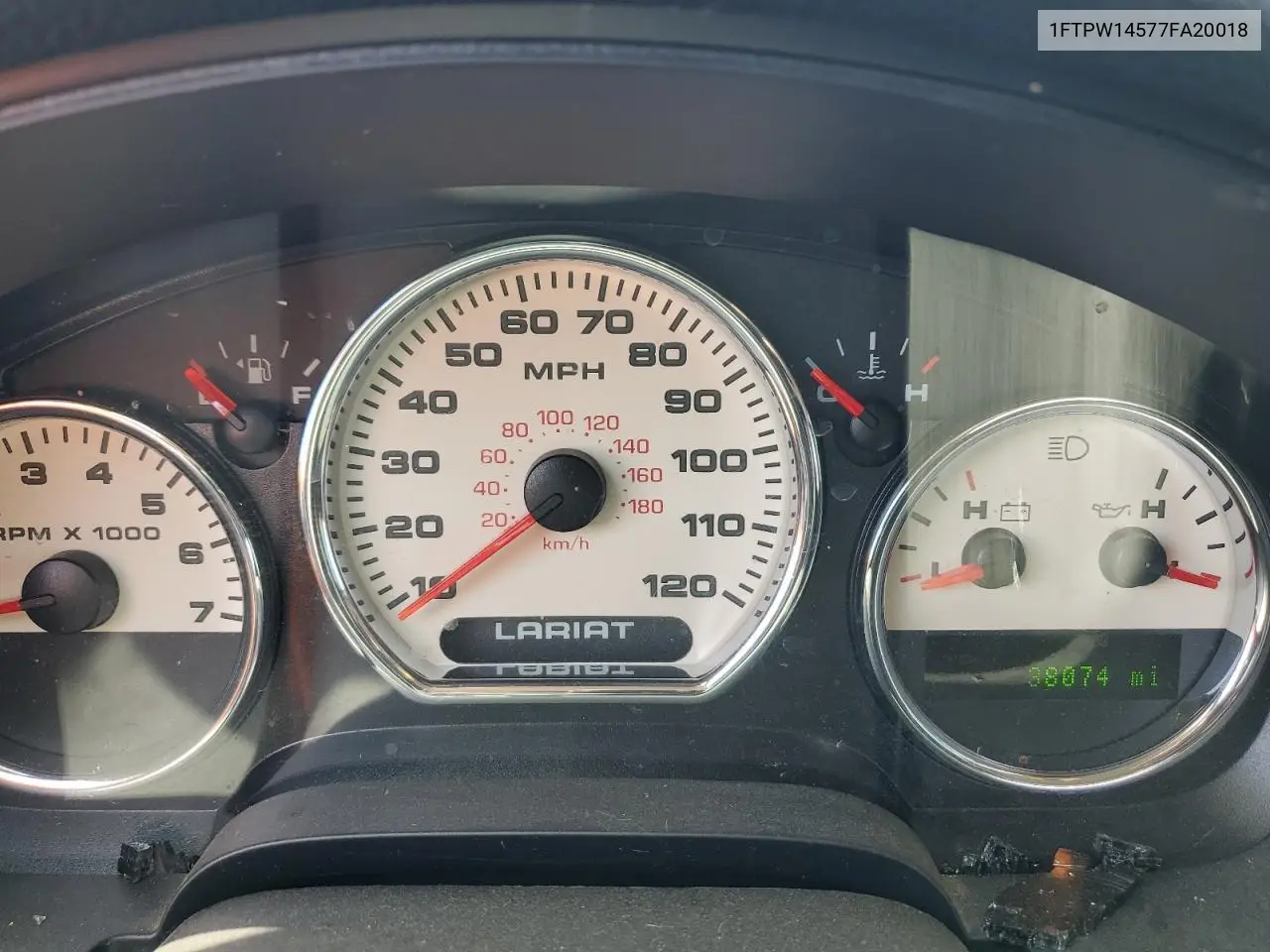 1FTPW14577FA20018 2007 Ford F150 Supercrew