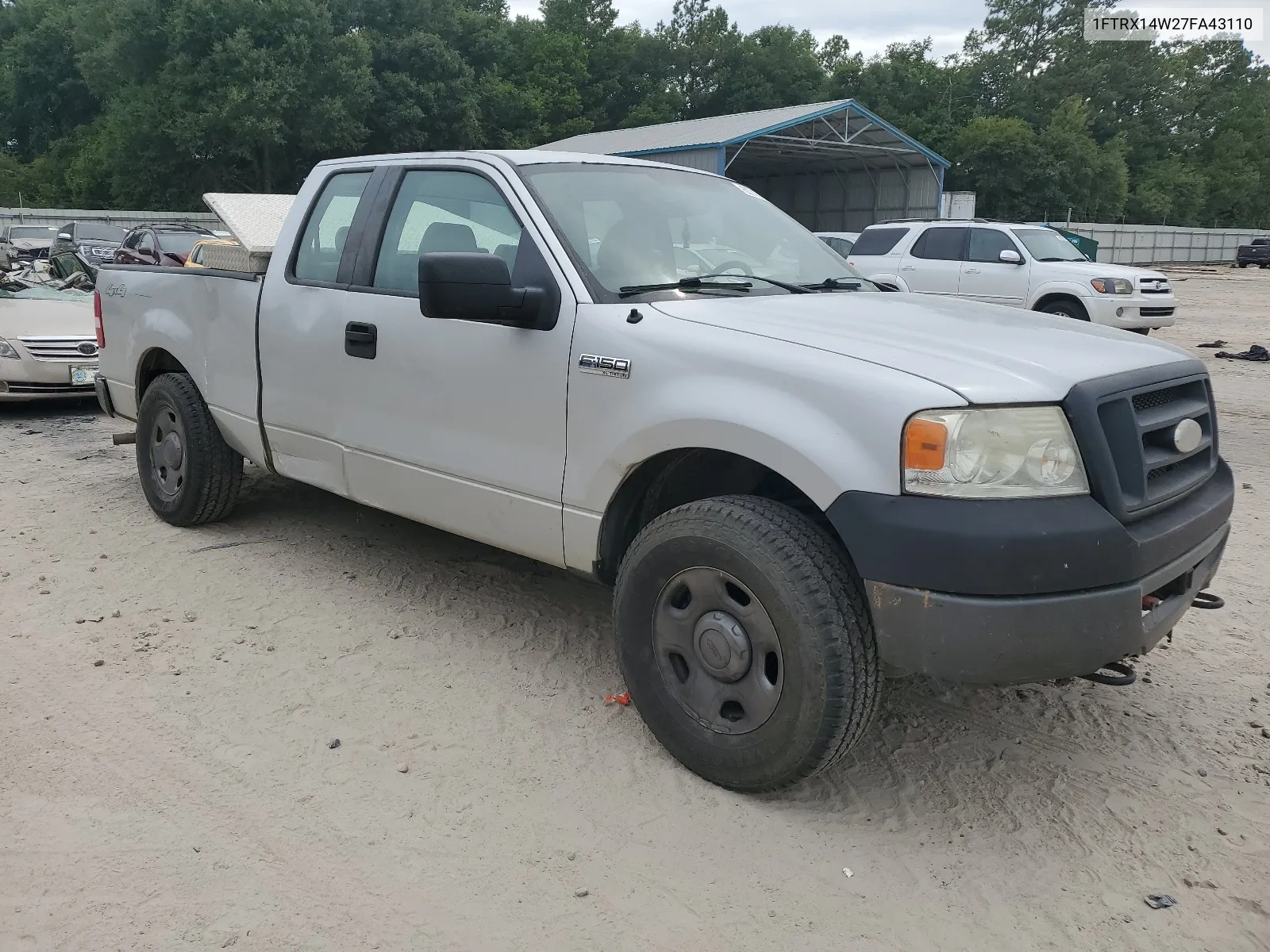 2007 Ford F150 VIN: 1FTRX14W27FA43110 Lot: 60716184