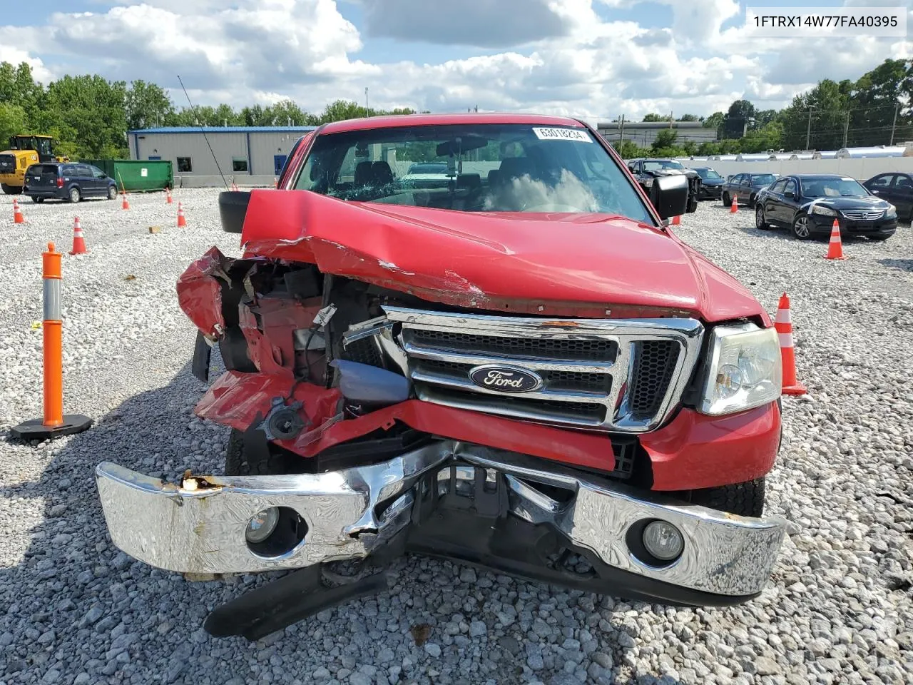 2007 Ford F150 VIN: 1FTRX14W77FA40395 Lot: 63018234