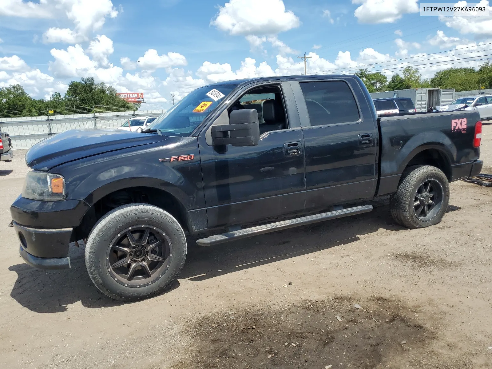 2007 Ford F150 Supercrew VIN: 1FTPW12V27KA96093 Lot: 64050944