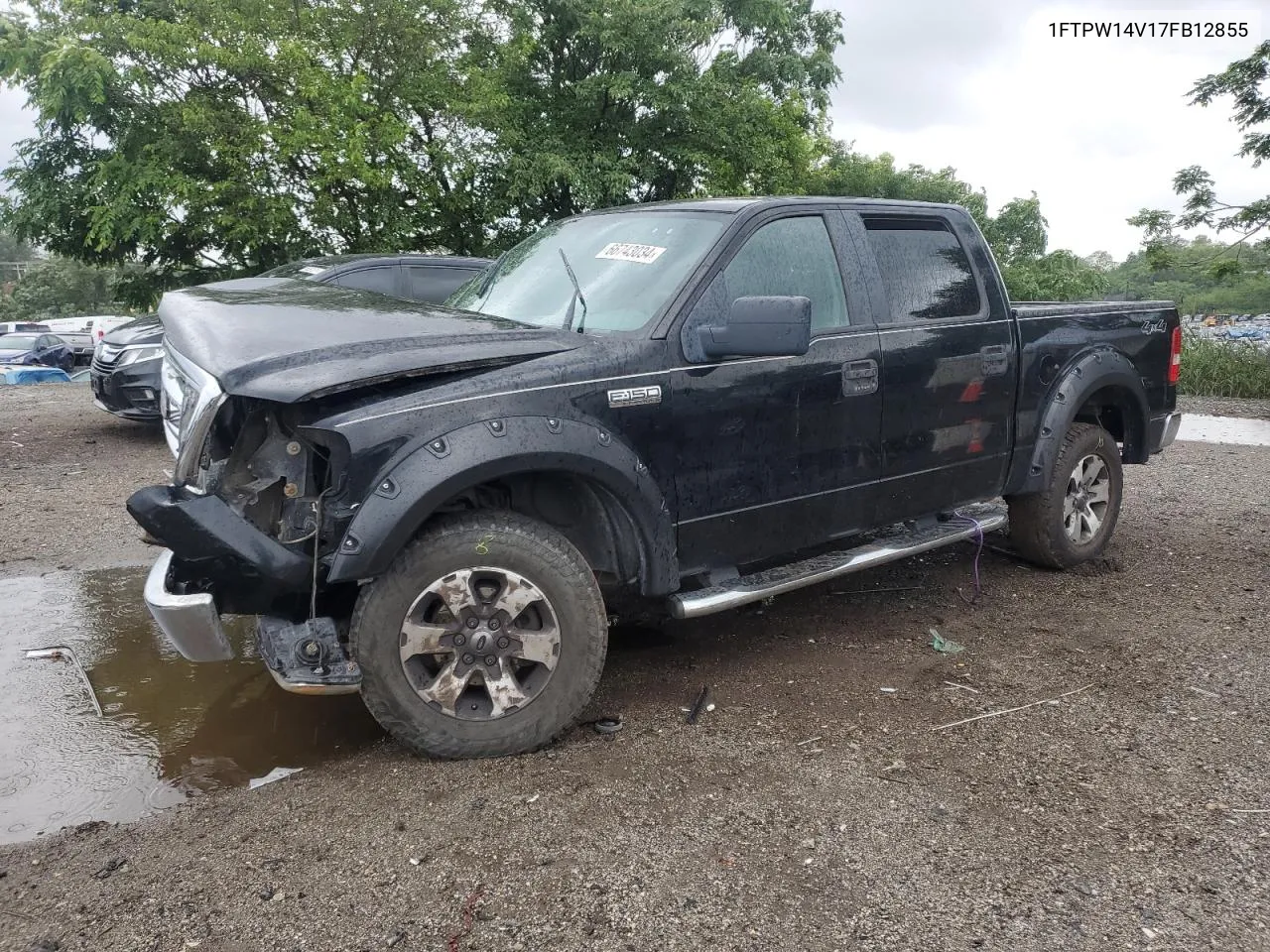 2007 Ford F150 Supercrew VIN: 1FTPW14V17FB12855 Lot: 66743034