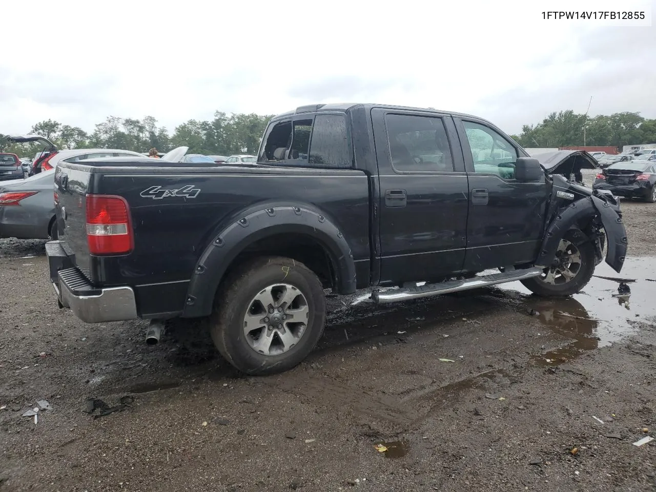 2007 Ford F150 Supercrew VIN: 1FTPW14V17FB12855 Lot: 66743034