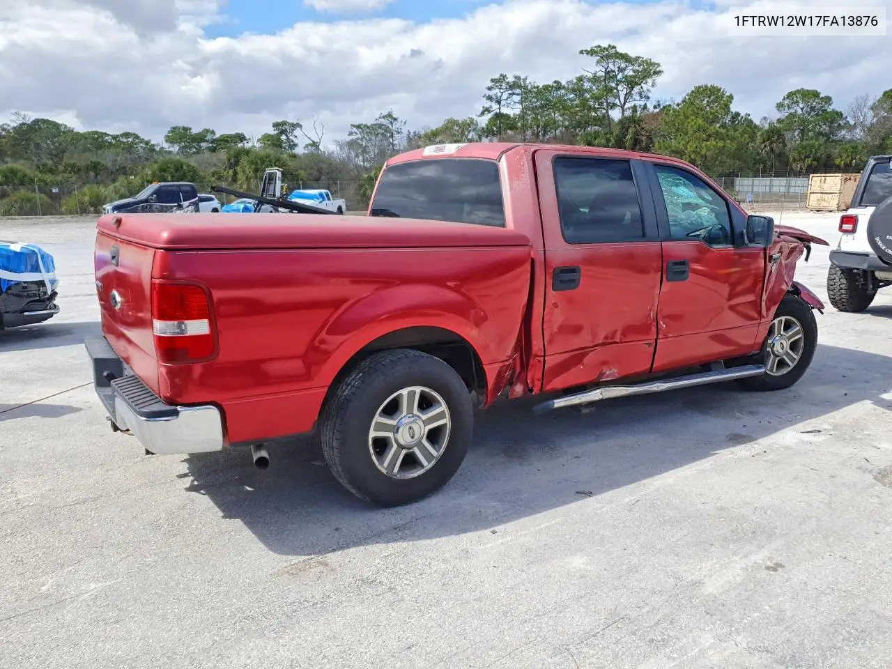 1FTRW12W17FA13876 2007 Ford F150 Supercrew