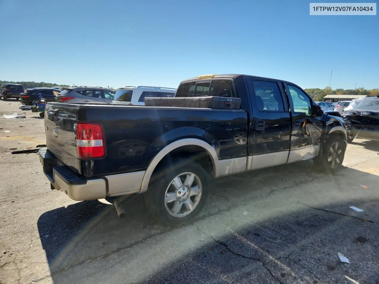 1FTPW12V07FA10434 2007 Ford F150 Supercrew