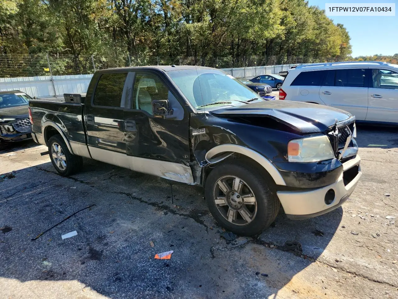 1FTPW12V07FA10434 2007 Ford F150 Supercrew