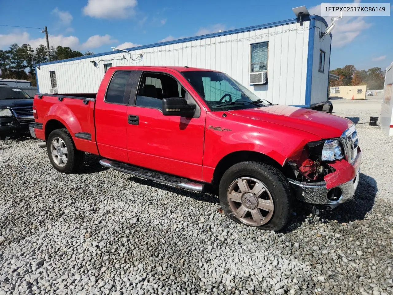 1FTPX02517KC86149 2007 Ford F150