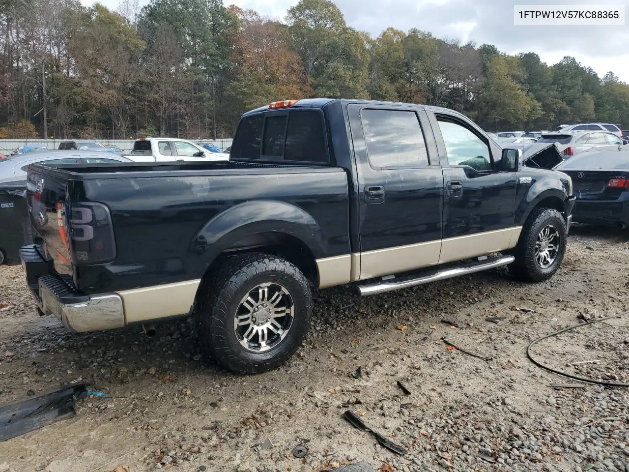 1FTPW12V57KC88365 2007 Ford F150 Supercrew