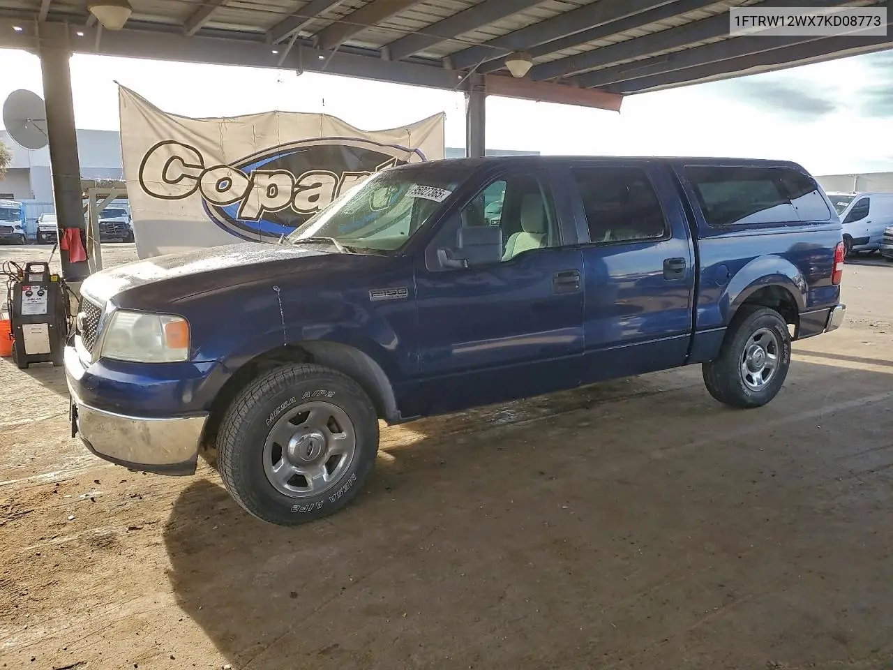 1FTRW12WX7KD08773 2007 Ford F150 Supercrew