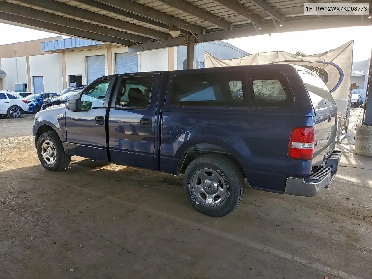 1FTRW12WX7KD08773 2007 Ford F150 Supercrew