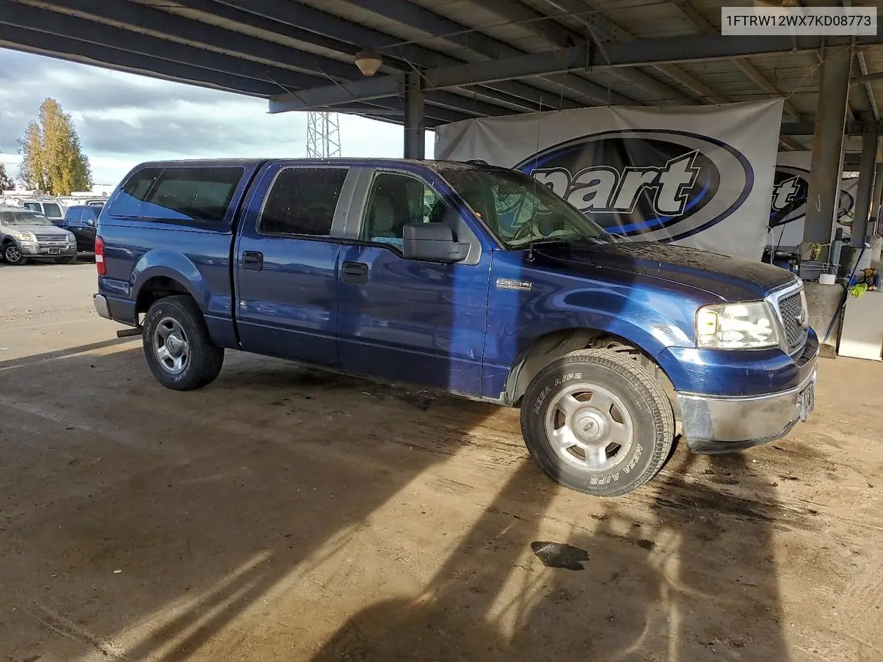 1FTRW12WX7KD08773 2007 Ford F150 Supercrew