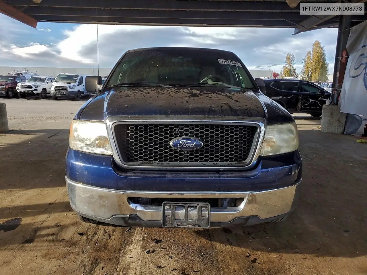 1FTRW12WX7KD08773 2007 Ford F150 Supercrew